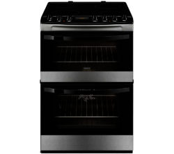 Zanussi ZCV68330XA Electric Ceramic Cooker - Stainless Steel